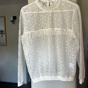 Anine Bing lace blouse